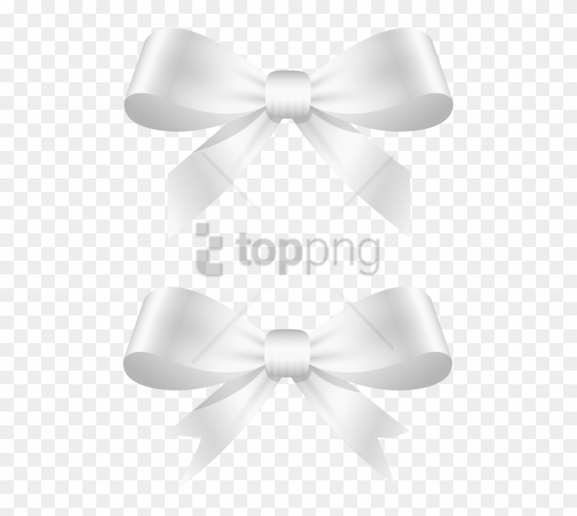 Free Png Ribbon Png Image With Transparent Background - White Bow Png Transparent Clipart