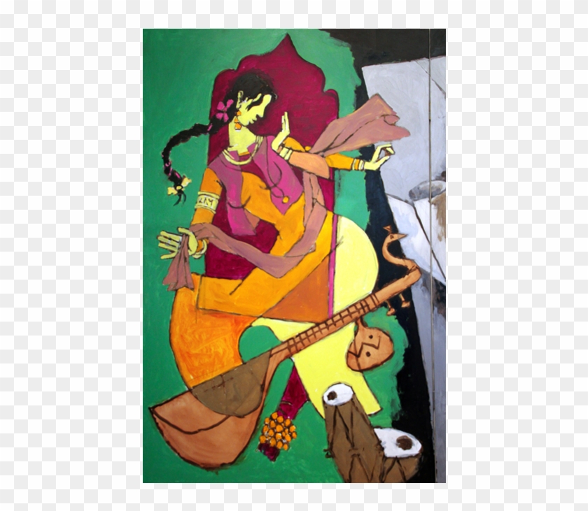 Mf Hussain Paintings Clipart #4104598