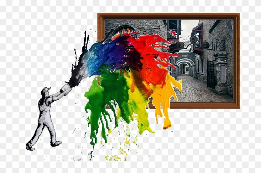 Painting , Png Download - Modern Art With Crayons Clipart