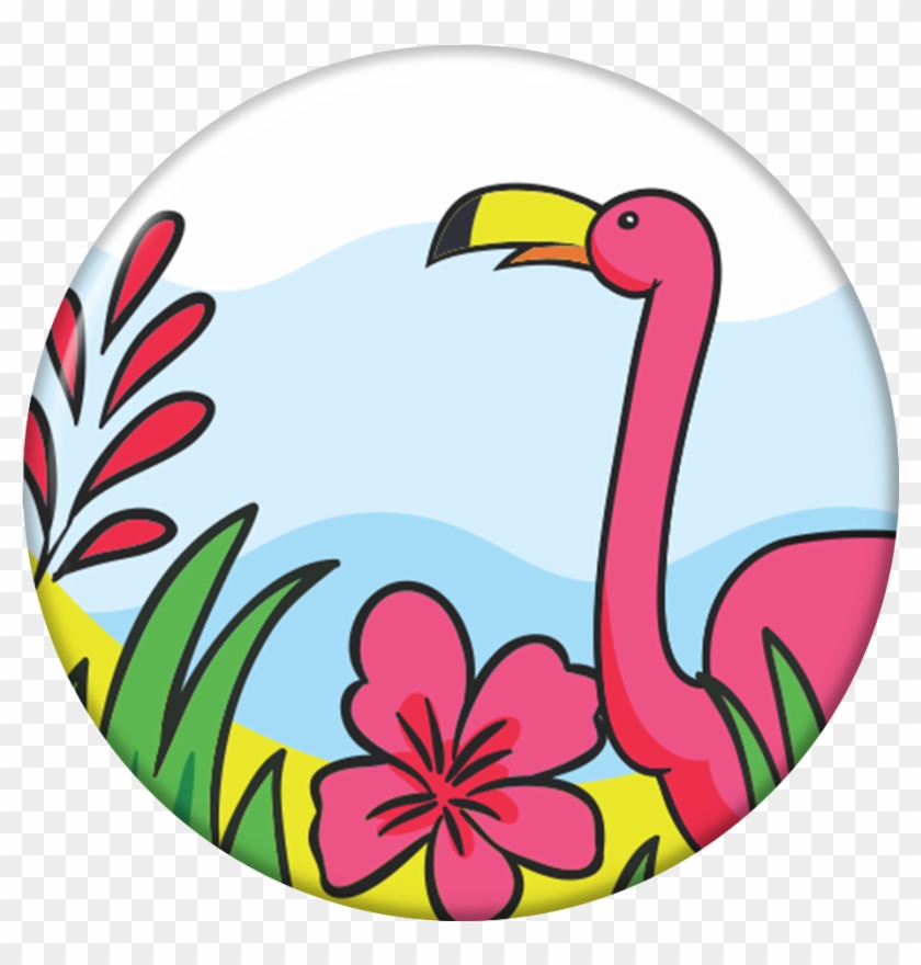 Ps130-01 - Desenhos Para Desenhar Flamingo Clipart