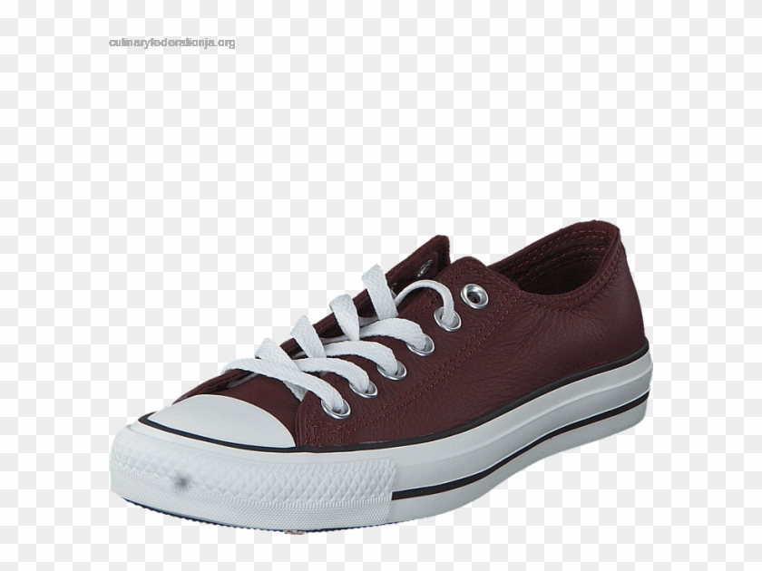 Women's Converse All Star Leather-ox - Sneakers Clipart #4105221