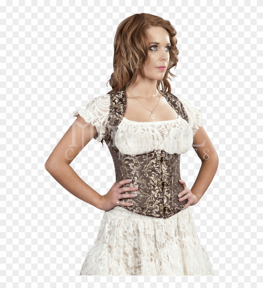 Underbust Corset Steampunk Corset Clipart #4105243