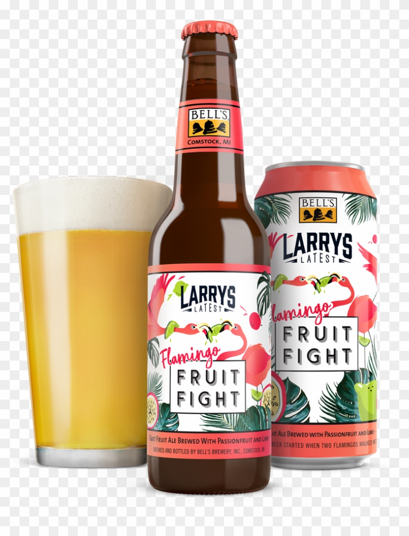 Larry's Latest Flamingo Fruit Fight Clipart