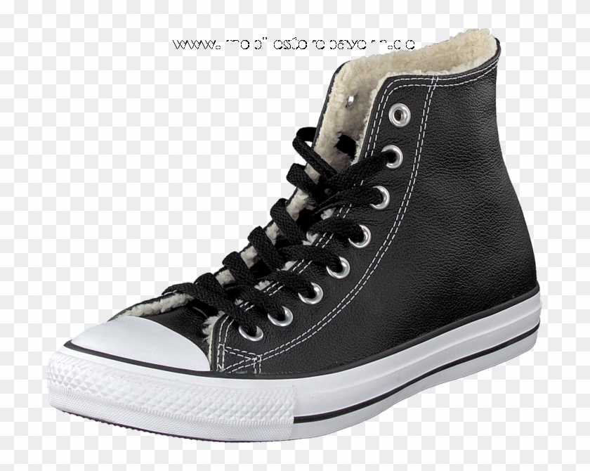 Converse All Star Shearling Hi Black/white - Chuck Taylor All-stars Clipart