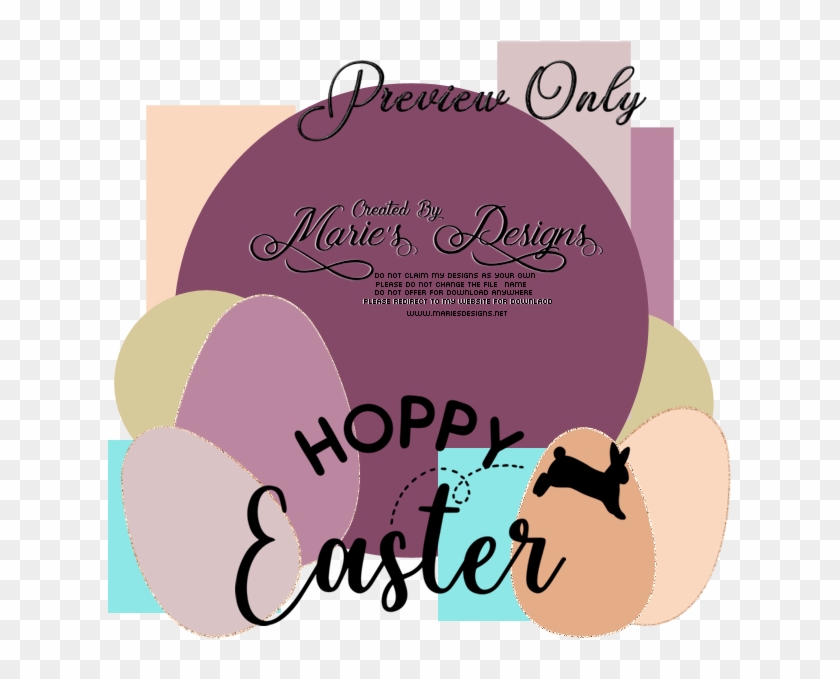 Another Easter Template - Easter Clipart #4105822