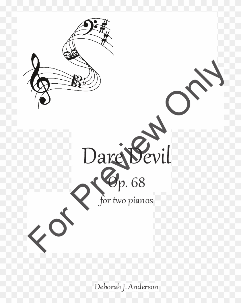 Dare Devil Thumbnail Dare Devil Thumbnail - Music Notes Background Clipart