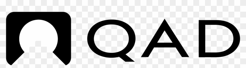 Qad Logo Black And White - Qad Inc Clipart