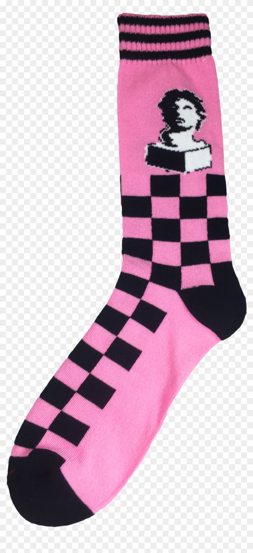 Vaporwave Aesthetic Macintosh Plus Crew - Sock Clipart #4107032