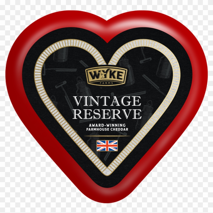 Limited Edition Red Heart Vintage Cheddar Truckle - Wyke Farms Clipart