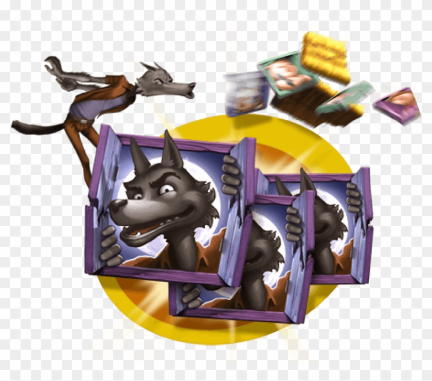 How To Play Online Big Bad Wolf - Big Bad Wolf Slot Png Clipart #4107623