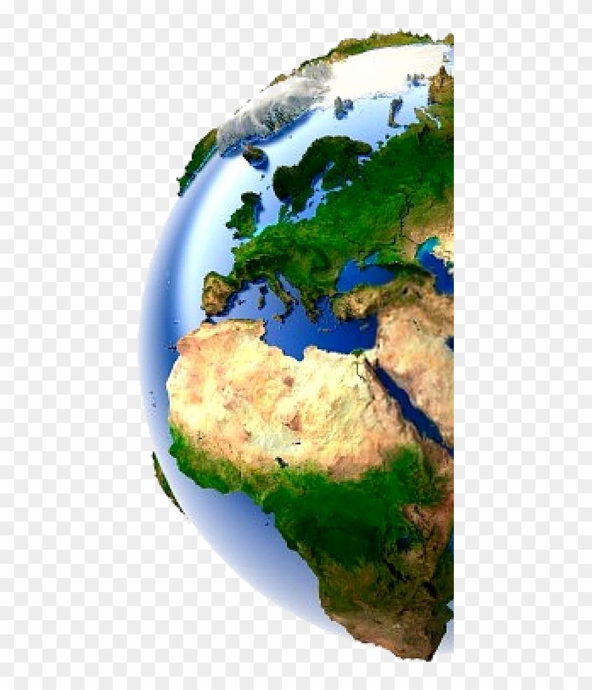 3d World - World Physical Map 3d Clipart #4107967