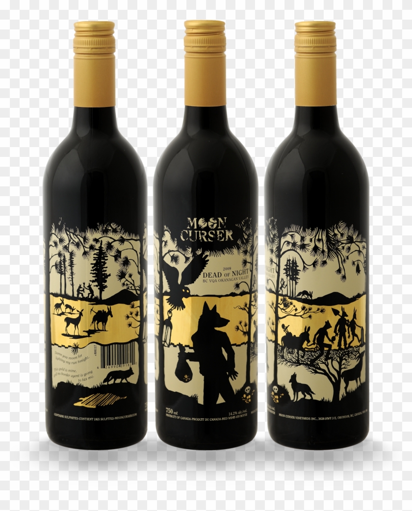 I Love The Look Of Their Wines - Screen Print Liquor Bottle Clipart