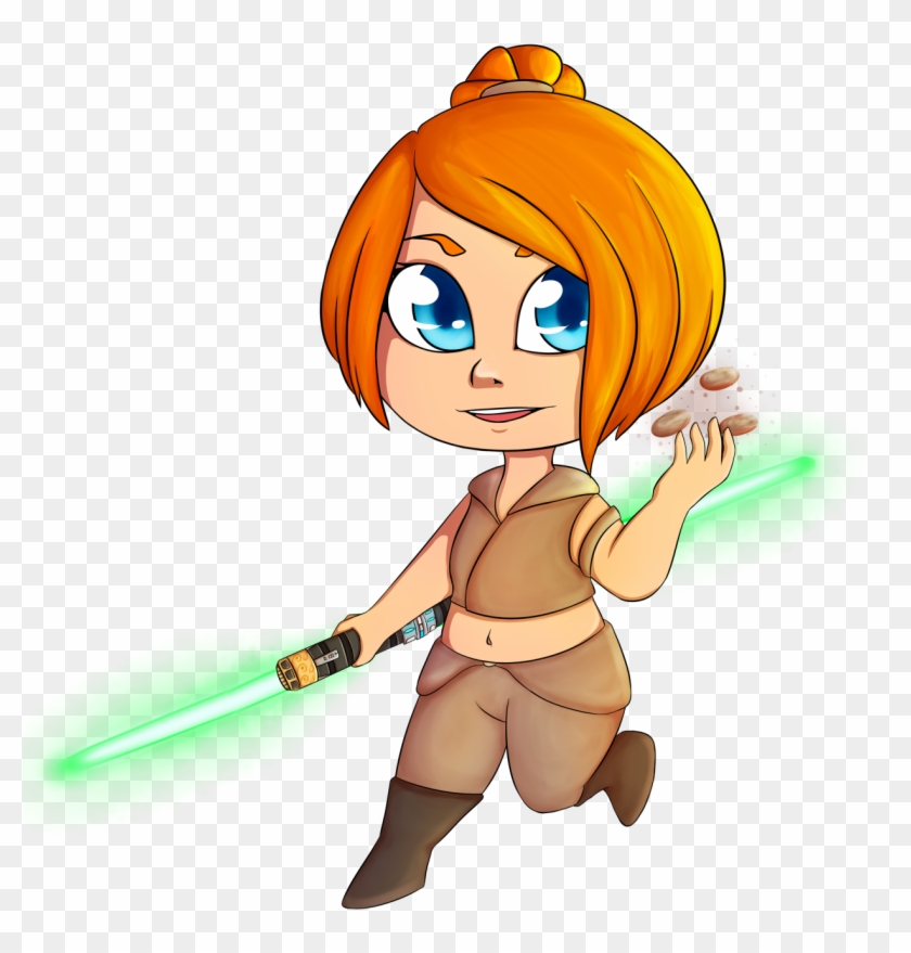 Kira Carsen, The Lovely Jedi Knight Companion - Cartoon Clipart #4108311