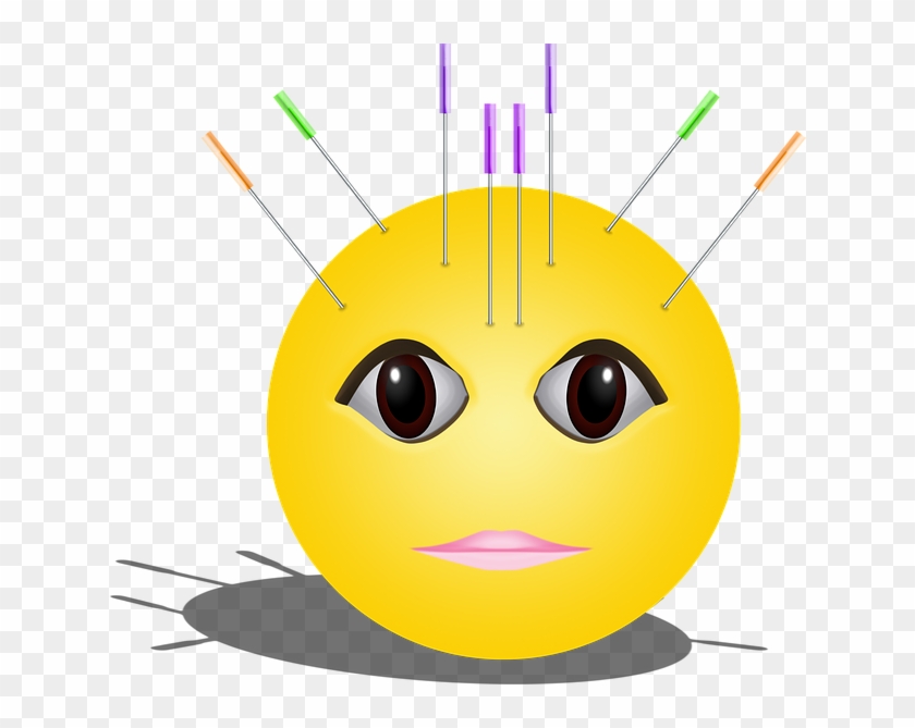 Acupuncture Emoticon Smiley Emoji Download This Free - Acupuncture Emoji Clipart #4108452