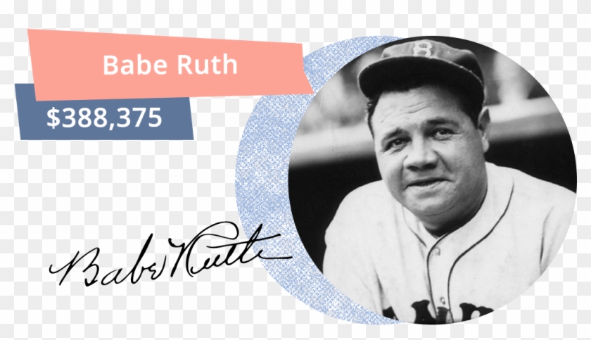 #4 Babe Ruth - Babe Ruth Boston Braves Clipart #4108512