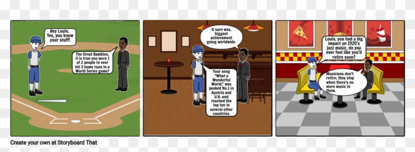 Babe Ruth/louis Armstrong - Guarantee Of Rights And Freedoms Clipart #4108545