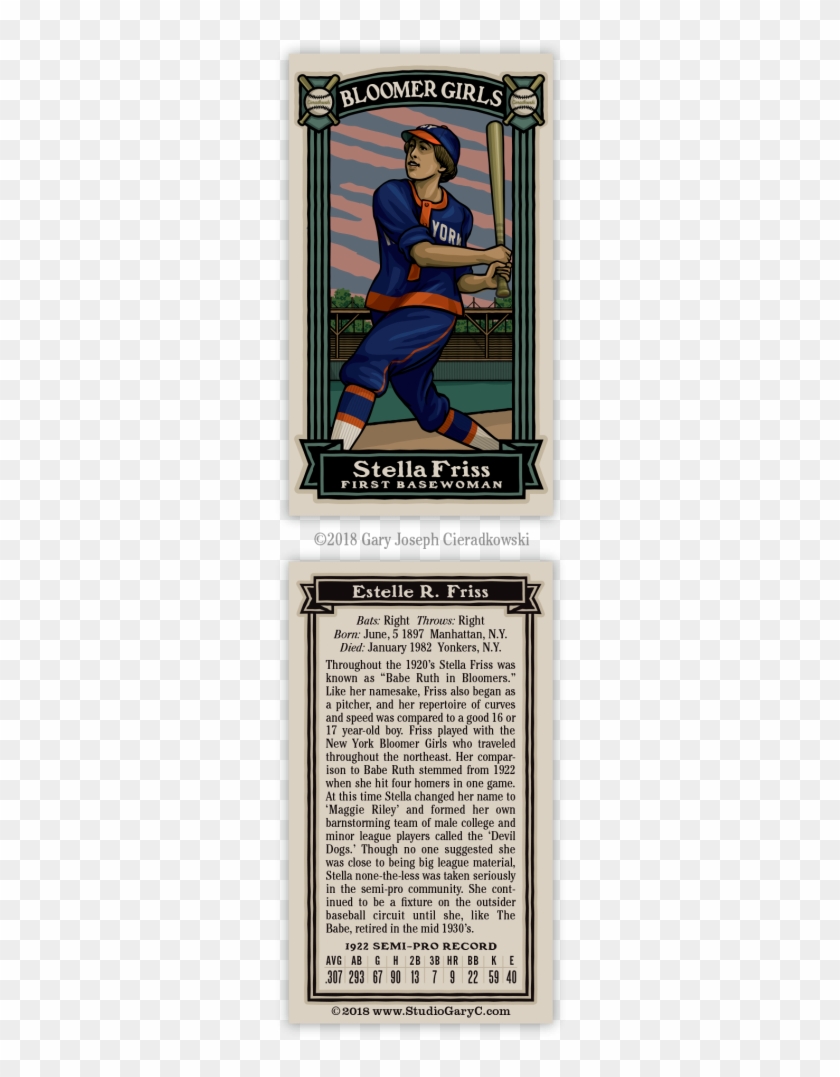 Babe Ruth In Bloomers - Poster Clipart #4108707