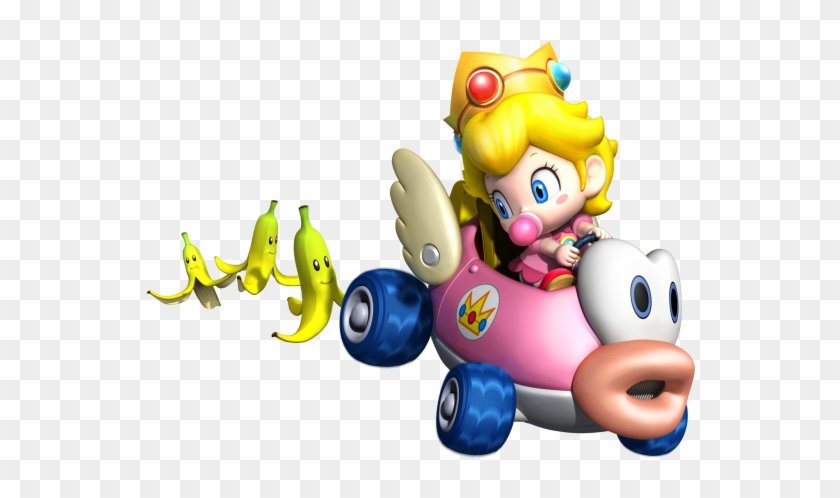 Mario Kart Wii Png - Baby Princess Peach Mario Kart Clipart