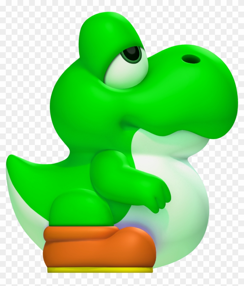 Transparent Yoshi Light Green - Mario Bros Yoshi Baby Clipart