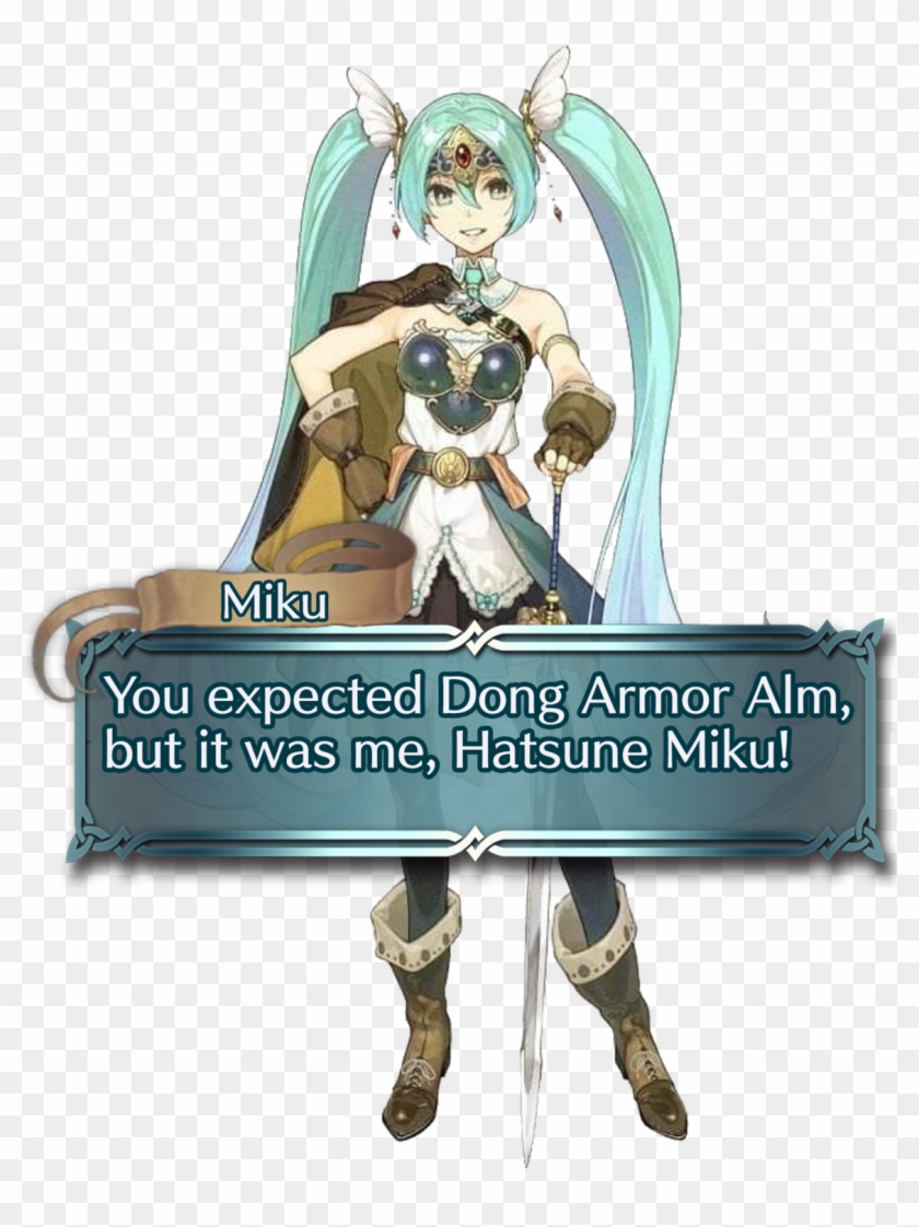 At This Point In The Blog's Life, Everything Is Allowed - Fire Emblem Echoes Miku Clipart #4109299