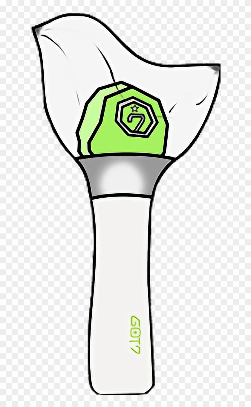 Png Transparent Library Got Ahgase Igot Mark Jaebum - Got7 Lightstick Drawing Clipart #4109365