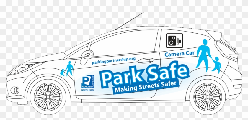 The Park Safe Car Branding - City Car Clipart #4109457