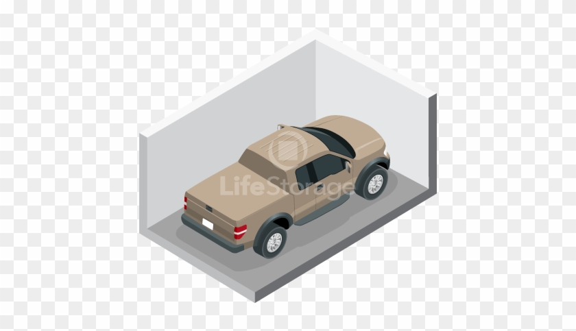 Auto Storage At Life Storage - 10 X 20 Parking Spot Clipart #4109605