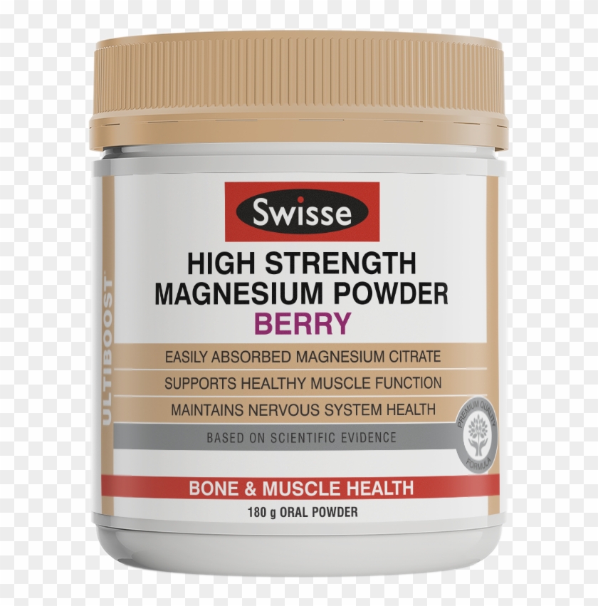 Swisse Ultiboost High Strength Magnesium Powder Berry Clipart #4109923