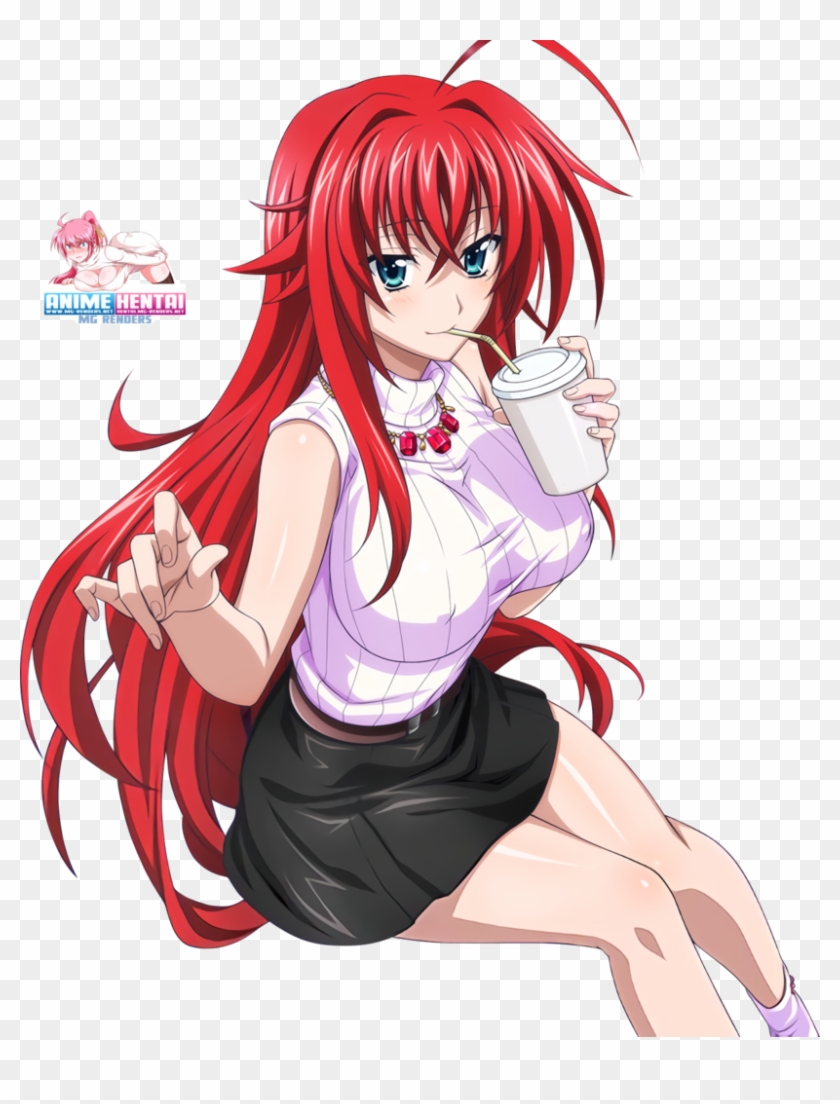 Mg Anime Renders - Rias Gremory Wallpaper Png Clipart