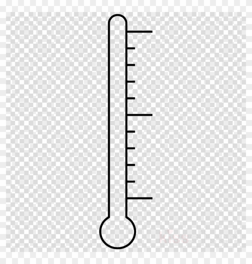 Thermometer Clip Art Png Transparent Background - White Transparent Music Note No Background