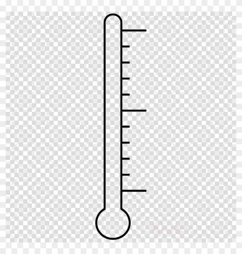 Thermometer Clip Art Png Transparent Background - White Transparent Music Note No Background #4109957