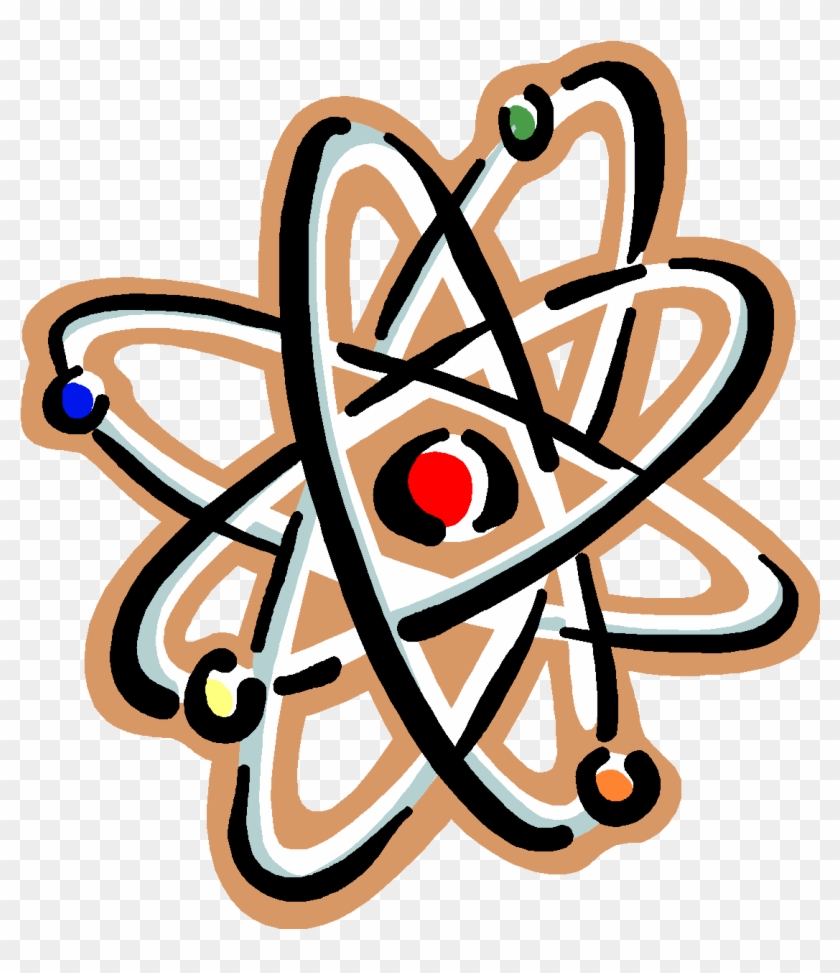 The Nucleus Is The Tiny Positive Core Of The Atom Which - Physical Science Clip Art - Png Download #4109989