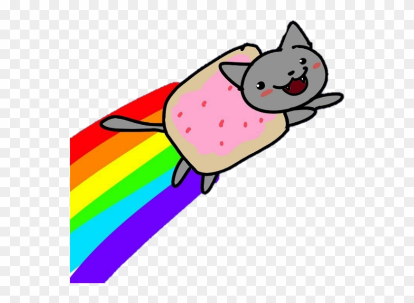 #nyancat #cat #rainbow #fly #cat #eoy #neko #коты - Poptart Cat Clipart #4110955
