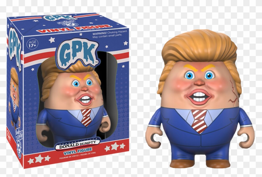 Donald Dumpty Vinyl Figure - Garbage Pail Kids Toys Clipart #4111192