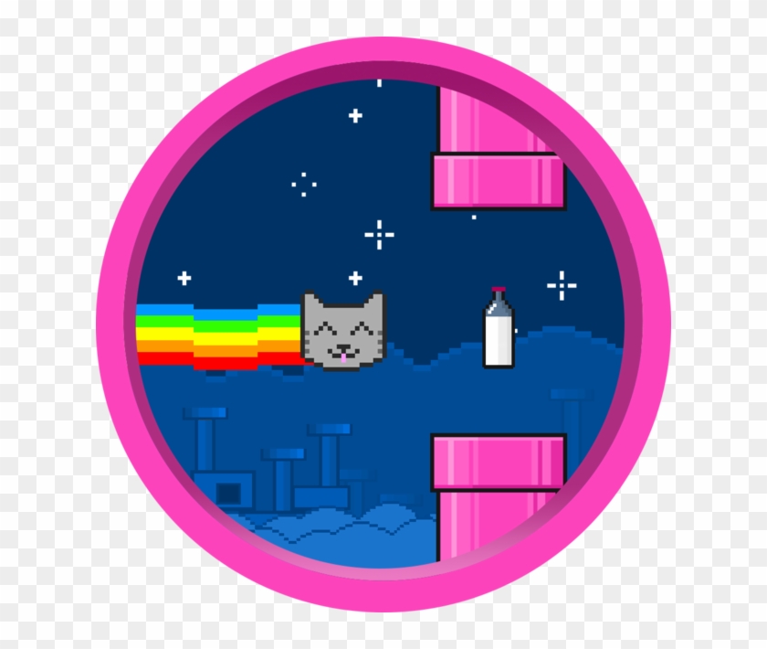 Flappy Rainbow On The Mac App Store - Circle Clipart #4111262