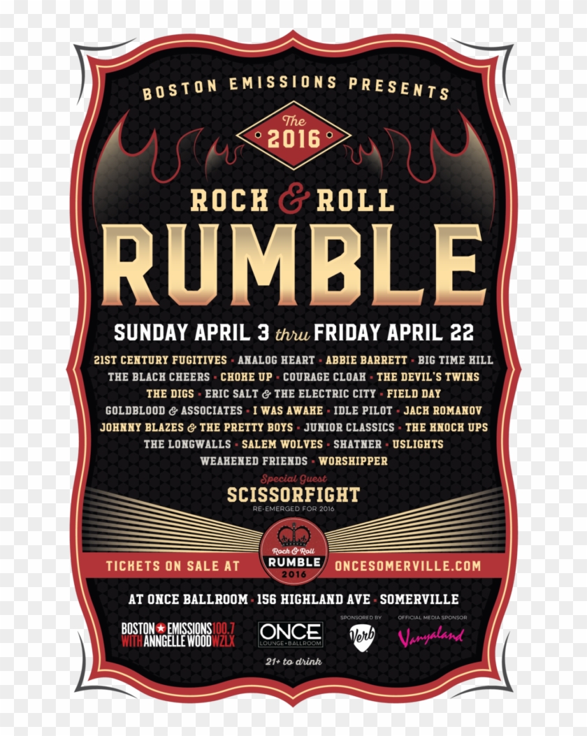 2016 Rumble - Poster Clipart #4111397