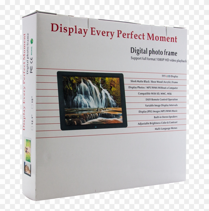 Ultra-thin Bezel Hanging 15 Inch Wifi Digital Photo - Flyer Clipart
