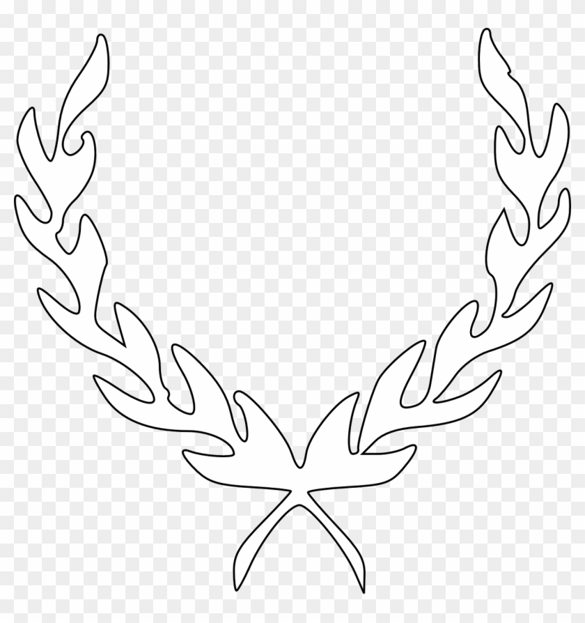 Laurels Laurel Wreath Wreath - Corona De Laurel En Blanco Clipart #4111910