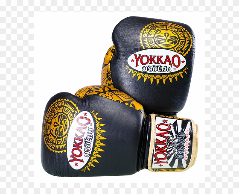 Yokkao Maui Black Gold Boxing Gloves - Yokkao Gloves Clipart #4112456