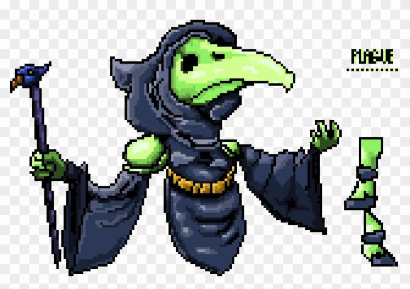 Plague Knight - Pixel Art Plague Knight Clipart #4112539