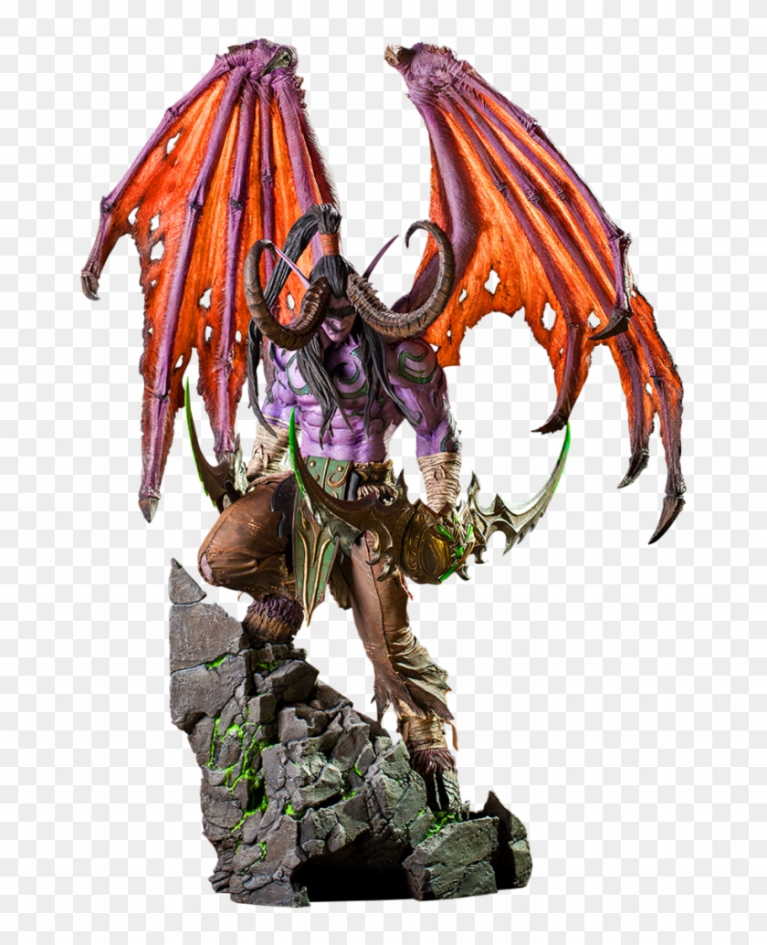 The Blizzard Booth - Illidan Statue Clipart #4112576