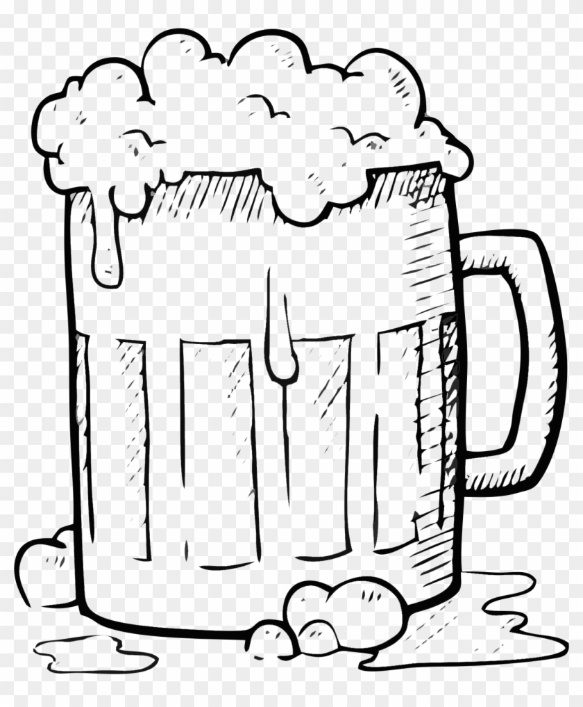 Как Нарисовать Кружку Пива Clipart #4112706