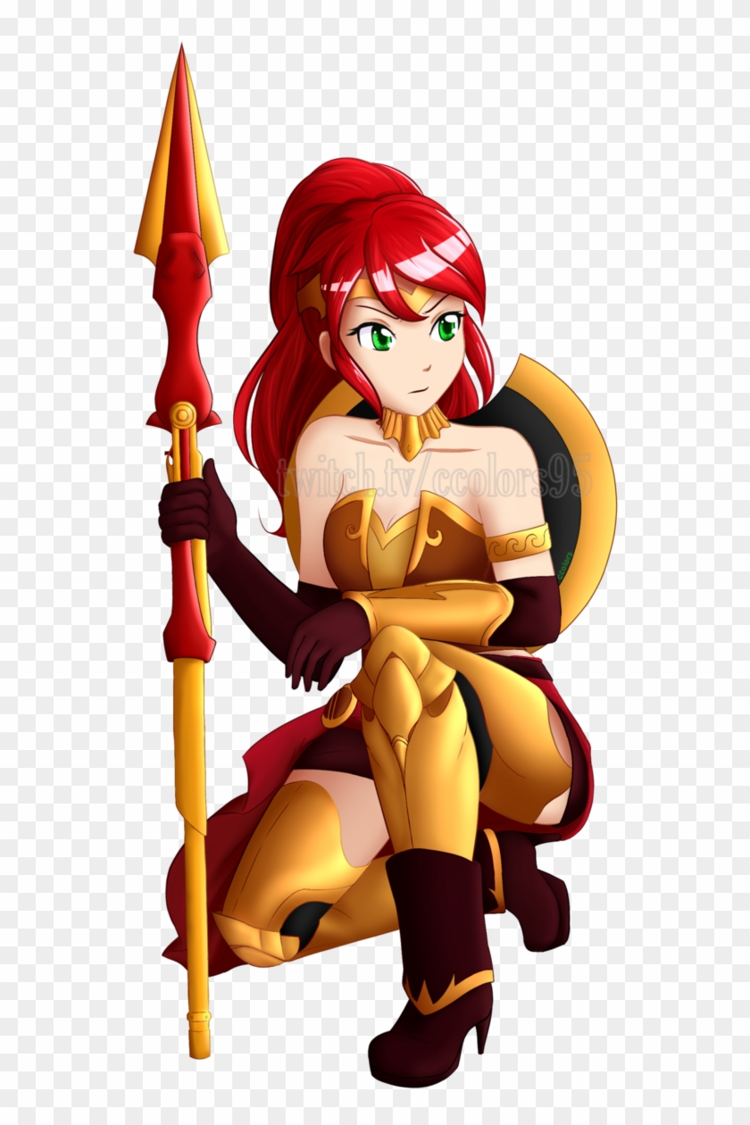Rwby Pyrrha By Ccolors95 - Cartoon Clipart