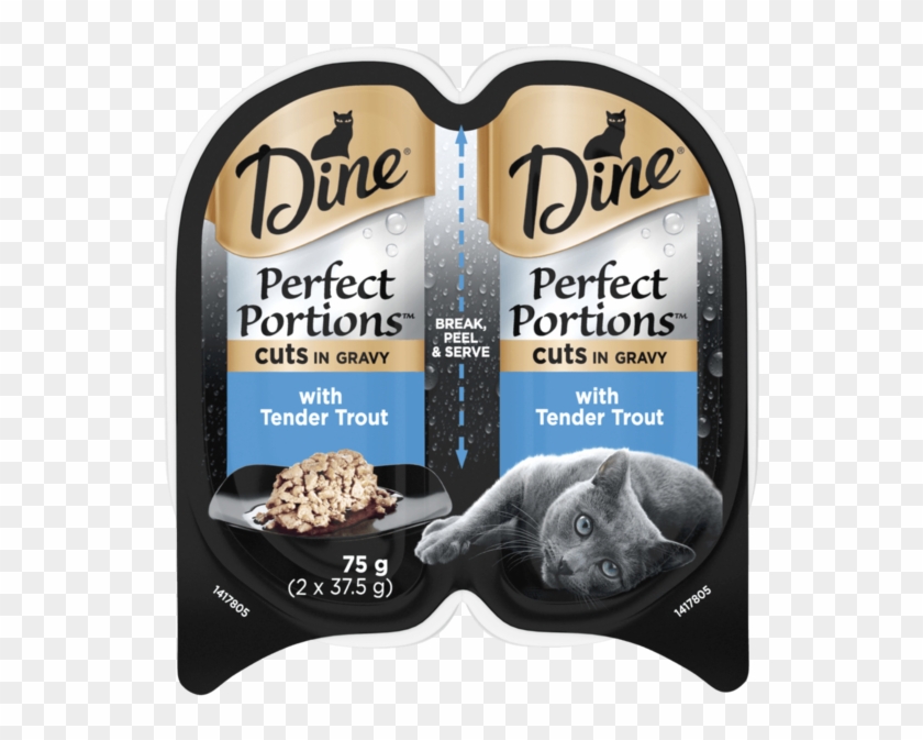 Dine Perfect Portions Cuts In Gravy Tender Trout Wet - Dine Perfect Portions Clipart #4113707