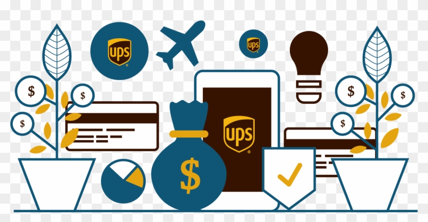 The Ups Store Franchise Financing Tool - Black And White Clipart