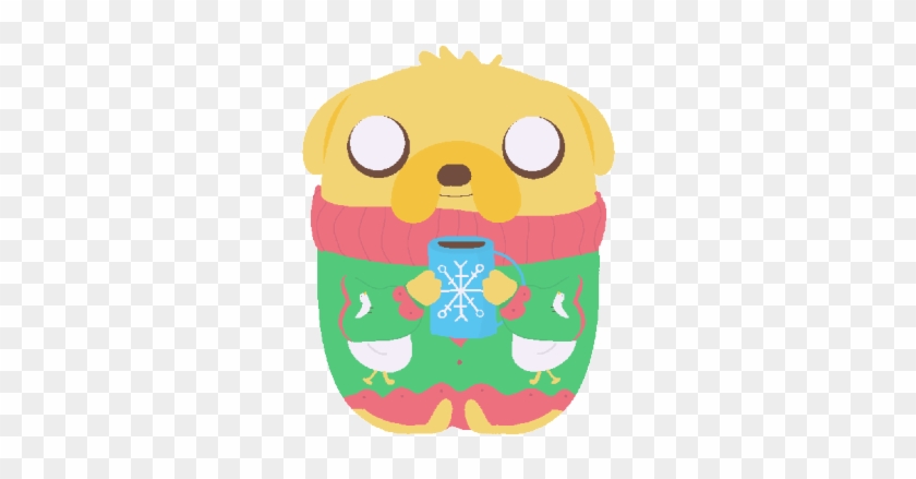 Christmas Adventure Time Cartoon Network Jake The Dog - Adventure Time Pixel Art Clipart
