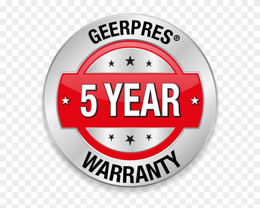 5 Year Warranty Logo Png - Warranty 5 Year Png Clipart #4114205