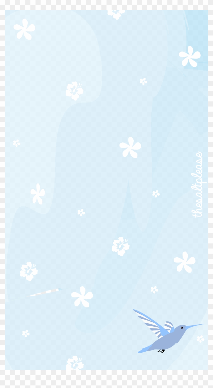 Soft Blue Iphone Wallpaper - Bird Clipart