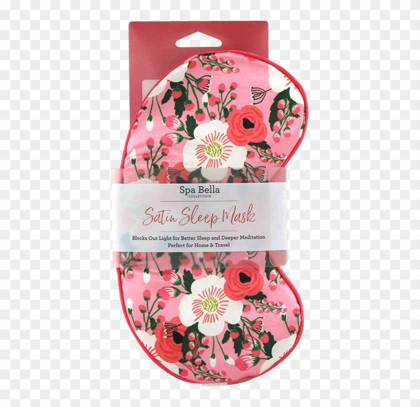 Spa Bella Large Printed Sleep Mask Floral Print - Poppy Clipart #4114533