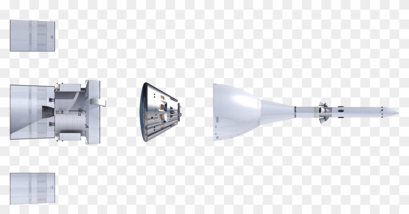 Orthographic View Of Orion Stack, Exploded, Side - Oar Clipart